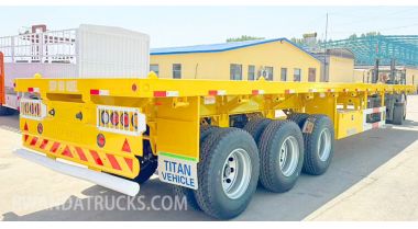 3 Axle Semi Trailer Flat Bed Trailers will be Sent to Rwanda