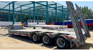 3 Axle Lowbed Semi Trailer will be Exported to Rwanda