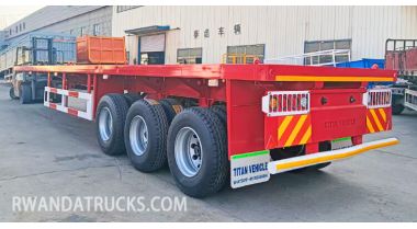 40 Ft Flatbed Truck Trailer will be Shipped to Rwanda