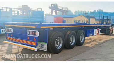 3 Axle Flatbed Trailer will be Sent to Rwanda