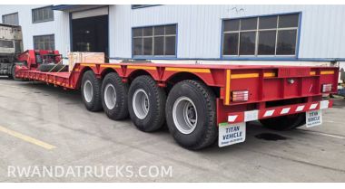3 Axle Lowboy Gooseneck Trailer will be Sent to Rwanda