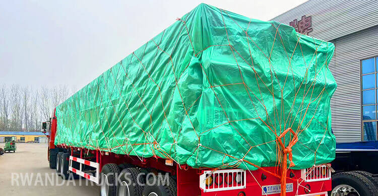 60ton 40ft 3 Axle Flatbed Semi Trailer for Sale Price in Kigali Rwanda