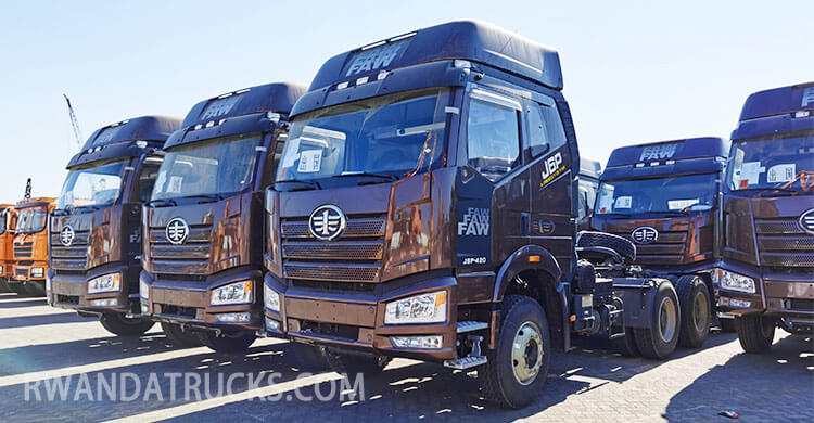 Faw J6P 420hp Tractor Truck will be Sent to Rwanda