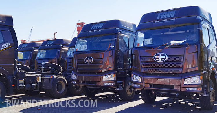 Faw J6P 420hp Tractor Truck will be Sent to Rwanda