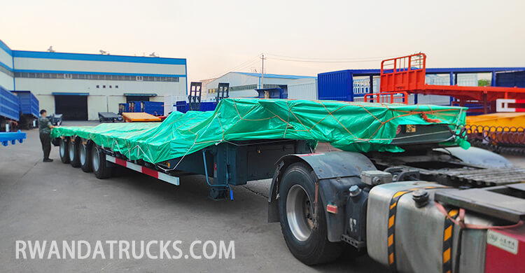 4 Axle Low Bed Trailer Price in Rwanda