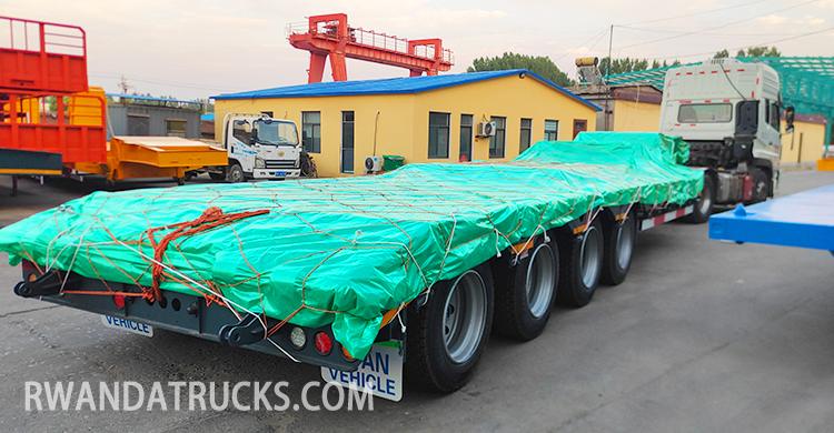 4 Axle Low Bed Trailer Price in Rwanda