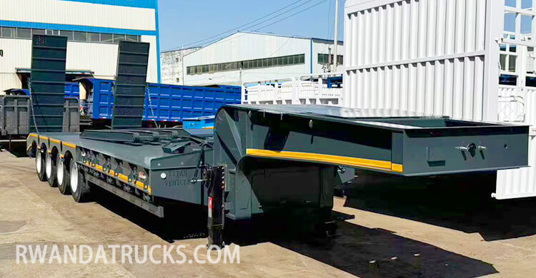 4 Axle Low Bed Trailer Price in Rwanda
