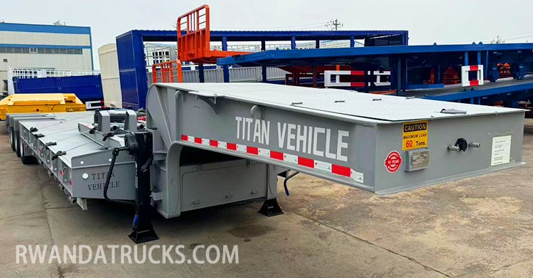 3 Axle Lowbed Semi Trailer for Sale in Rwanda
