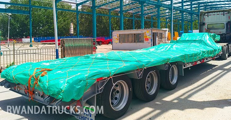 3 Axle Lowbed Semi Trailer for Sale in Rwanda