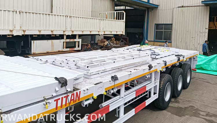 3 Axle Fence Truck Trailer for Sale in Rwanda