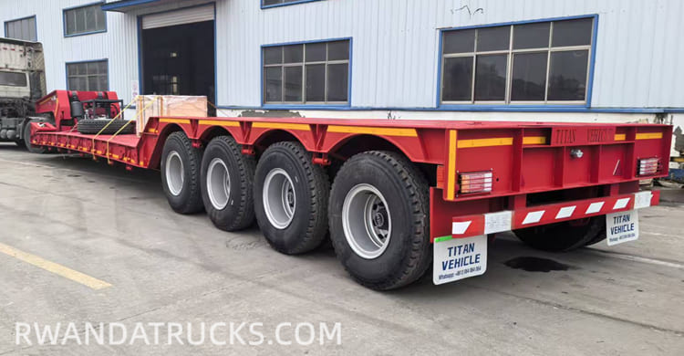 3 Axle Lowboy Gooseneck Trailer for Sale in Rwanda