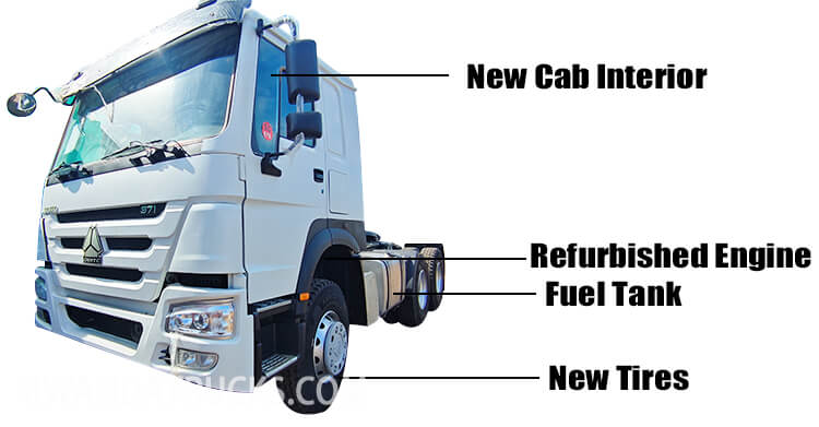 Refurbished Howo Tractor Truck for Sale in DR Congo