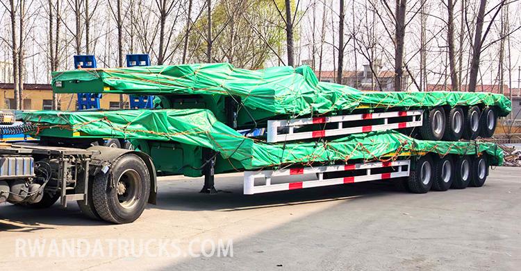 4 Axle Low Bed Trailer for Sale Price in Rwanda