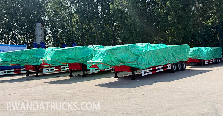 3 Axle Lowbed Trailer for Sale in Kigali Rwanda