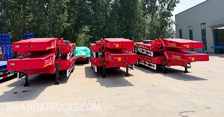 3 Axle Lowbed Trailer for Sale in Kigali Rwanda