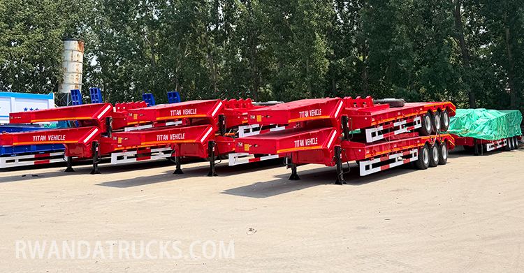 3 Axle Lowbed Trailer for Sale in Kigali Rwanda