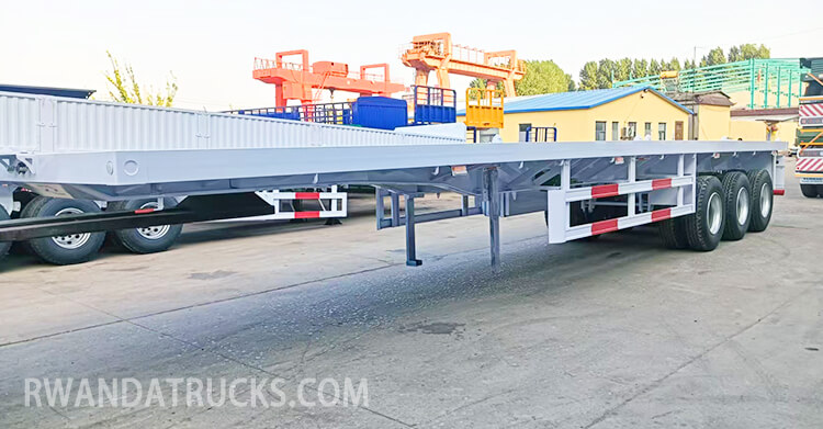 3 Axle Flatbed Semi Trailer for Sale in Rwanda
