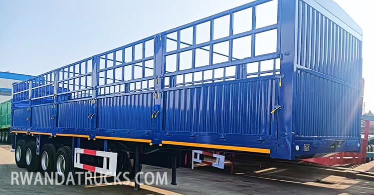 4 Axle Fence Semi Traile for Sale in Kigali Rwanda