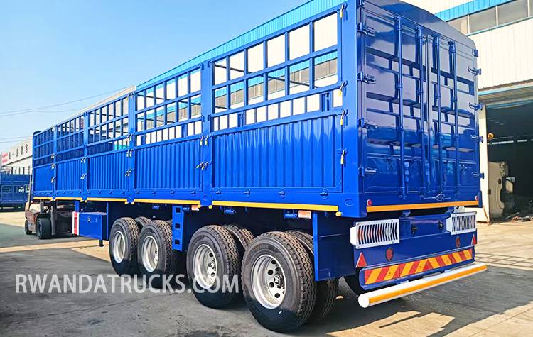 4 Axle Fence Semi Traile for Sale in Kigali Rwanda