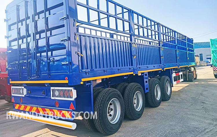 4 Axle Fence Semi Traile for Sale in Kigali Rwanda