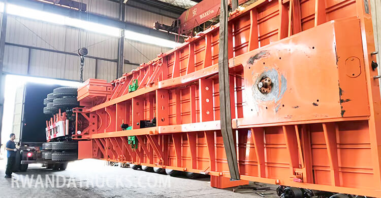 3 Axle Semi Flatbed Trailer for Sale in Rwanda
