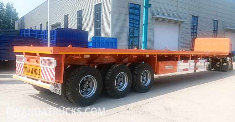 3 Axle Semi Flatbed Trailer for Sale in Rwanda