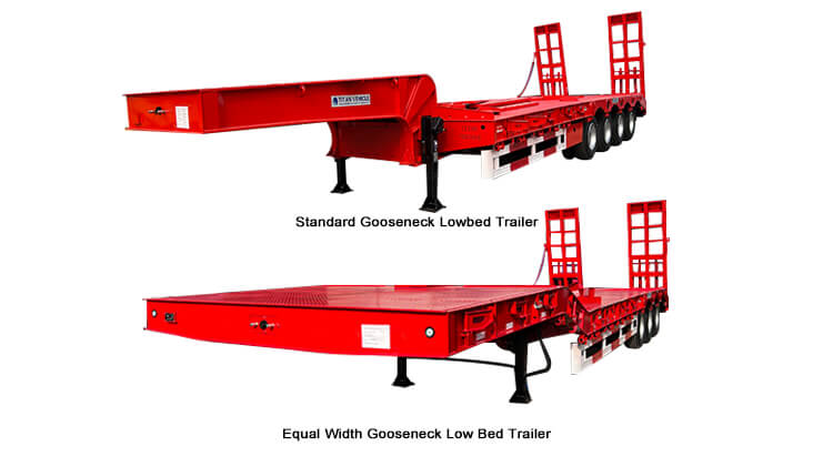 3 4 axle semi low bed trailer for sale in Rwanda