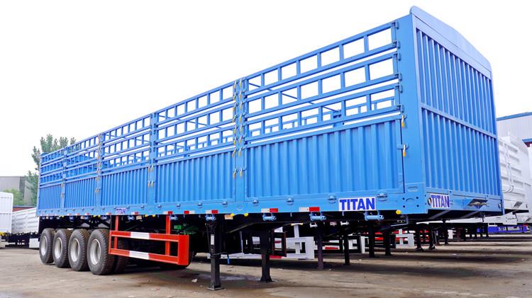 Fence Cargo Semi Trailer | Removable Side Wall Trailer for Sale in Rwanda