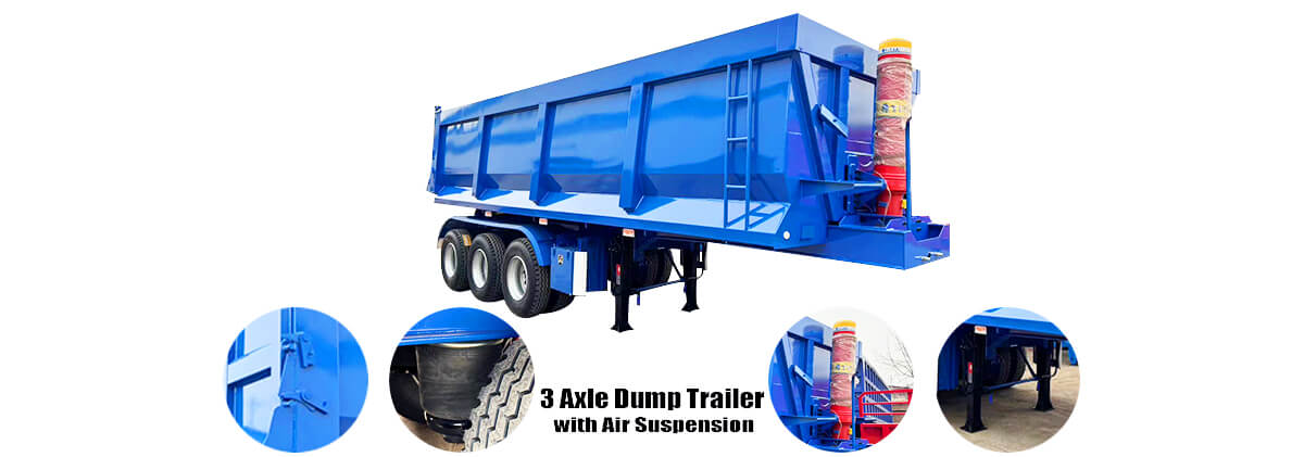 End Dump Trailer for Sale in Rwanda | Tipper Trailer for Sale in Rwanda