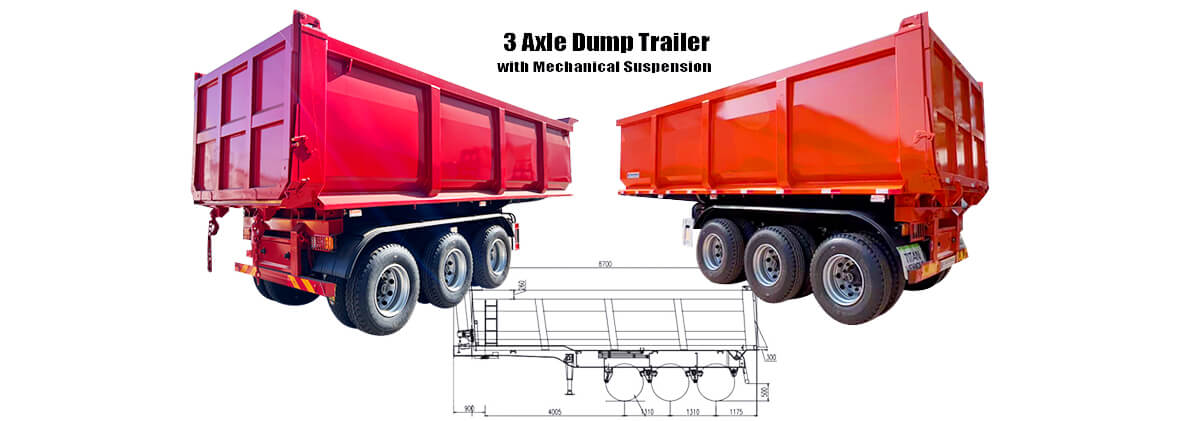 End Dump Trailer for Sale in Rwanda | Tipper Trailer for Sale in Rwanda