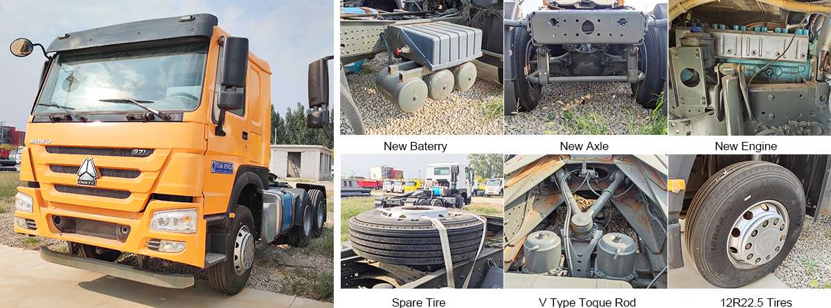 Used Howo Tractor Truck for Sale in Rwanda
