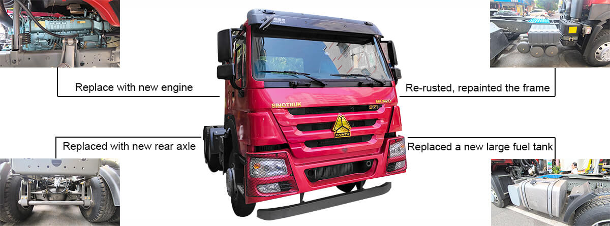 Used Howo Tractor Truck for Sale in Rwanda
