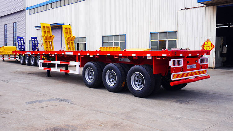 40 Ft 3 Axle Flat Bed Trailer for Sale Price in Rwanda