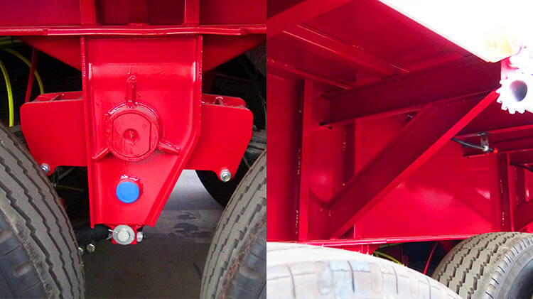 3 Axle Drop Side Wall Semi Trailer for Sale in Rwanda