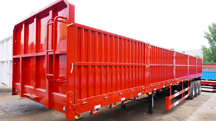 3 Axle Side Wall Semi Trailer for Sale in Rwanda