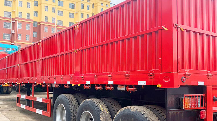 3 Axle Side Wall Semi Trailer for Sale in Rwanda