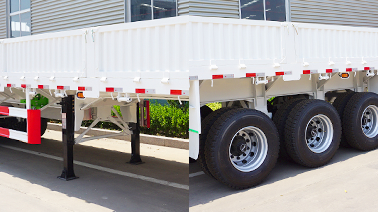 3 Axle Drop Side Trailer for Sale in Rwanda