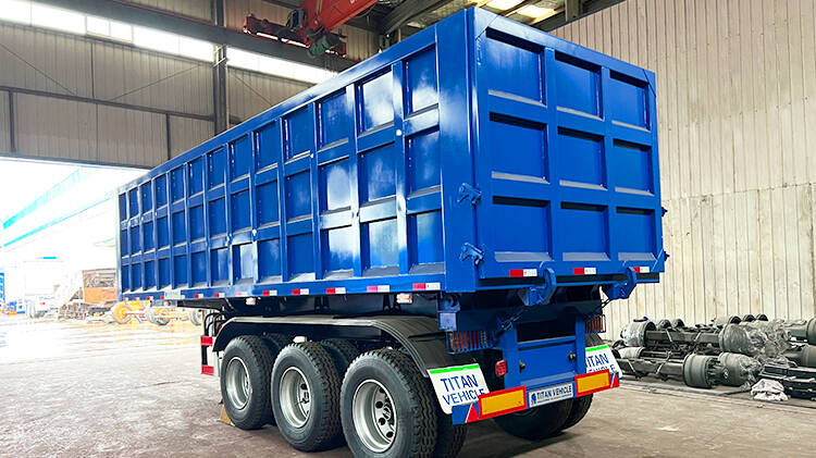 Tri Axle Dump Semi Trailers for Sale in Rwanda