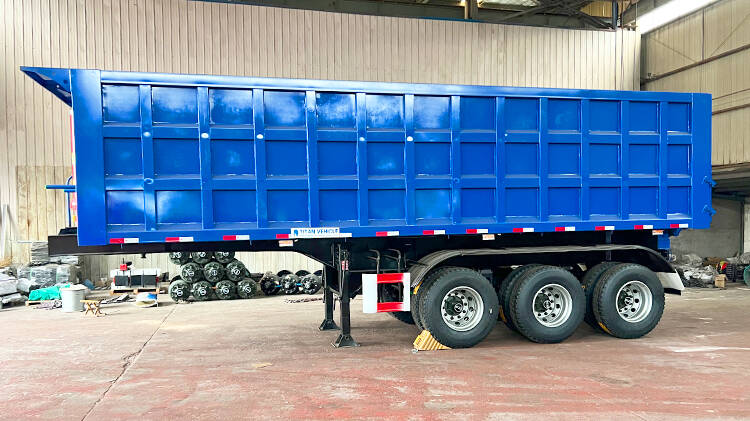 Tri Axle Dump Semi Trailers for Sale in Rwanda