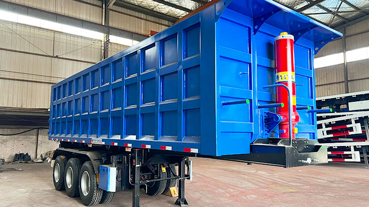 Tri Axle Dump Semi Trailers for Sale in Rwanda