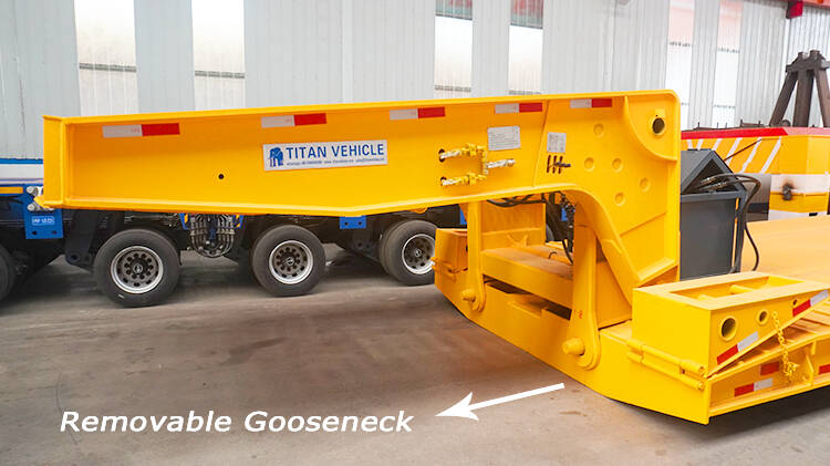 4 Axle Removable Gooseneck Trailer for Sale in Rwanda