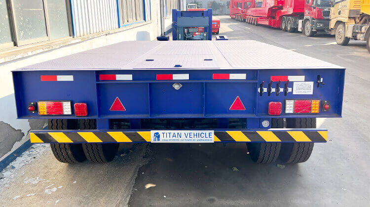 3 Axle 80ton Removable Gooseneck Trailer for Sale in Kigali Rwanda