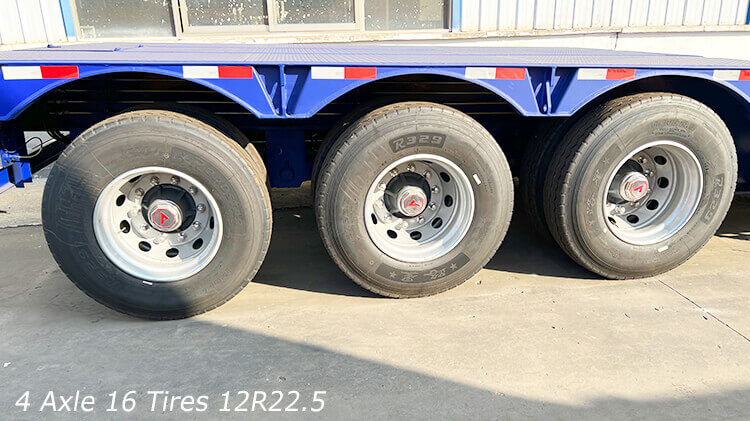 3 Axle 80ton Removable Gooseneck Trailer for Sale in Kigali Rwanda