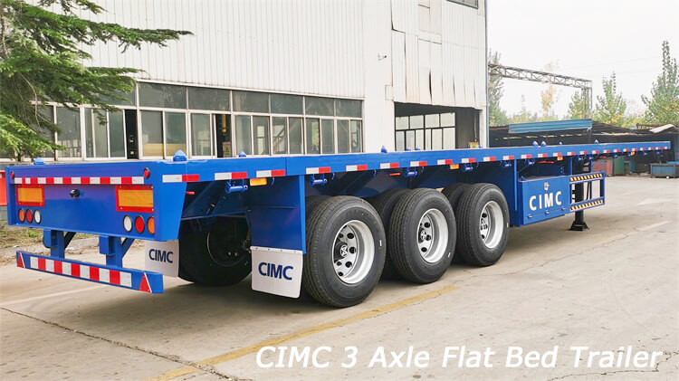CIMC 40 Ft Flatbed Trailer for Sale in Rwanda | CIMC Vehicles