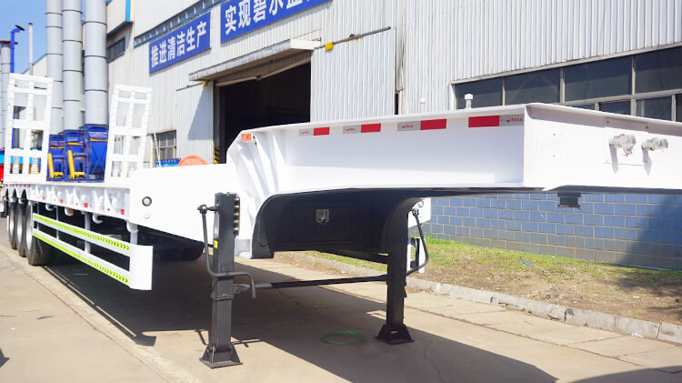 CIMC Vehicles 3 Axle 100ton Lowbed for Sale in Rwanda