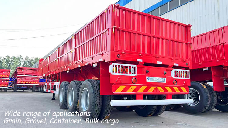 3 Axle 60ton Dropside Trailers for Sale in Kigali Rwanda
