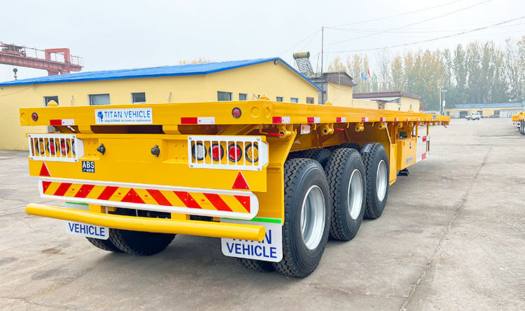 Semi Flatbed Trailer | 40 Feet Flatbed Trailer for Sale in Rwanda