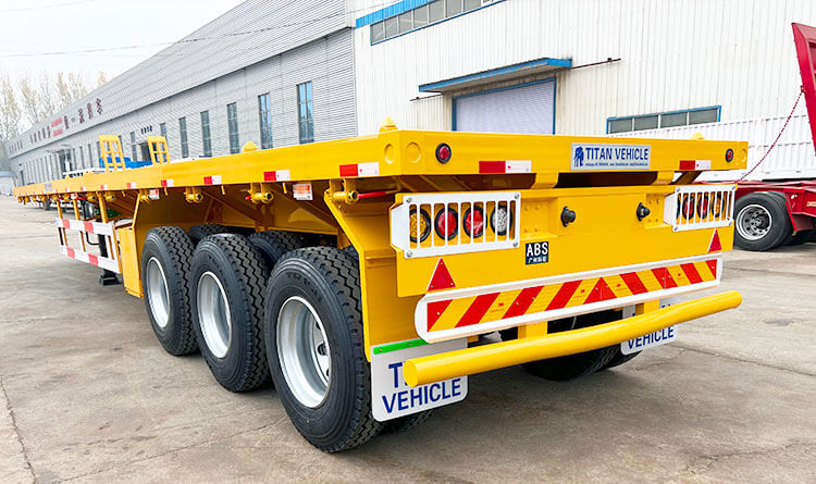 Semi Flatbed Trailer | 40 Feet Flatbed Trailer for Sale in Rwanda