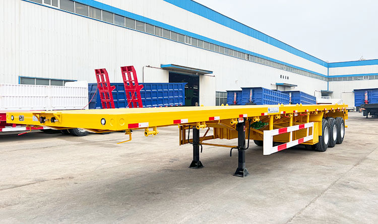 Semi Flatbed Trailer | 40 Feet Flatbed Trailer for Sale in Rwanda