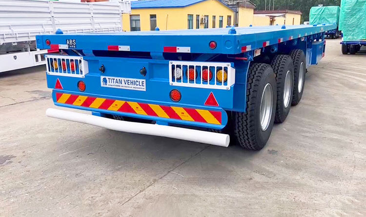 Three Axle Flatbed Semi Trailer | Flat Bed Trailer for Sale in Kigali Rwanda